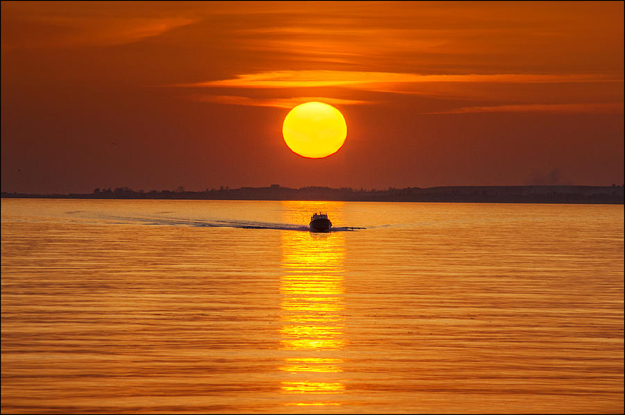 Sunset Photograph - Sunset Cruising by Adrian Campfield