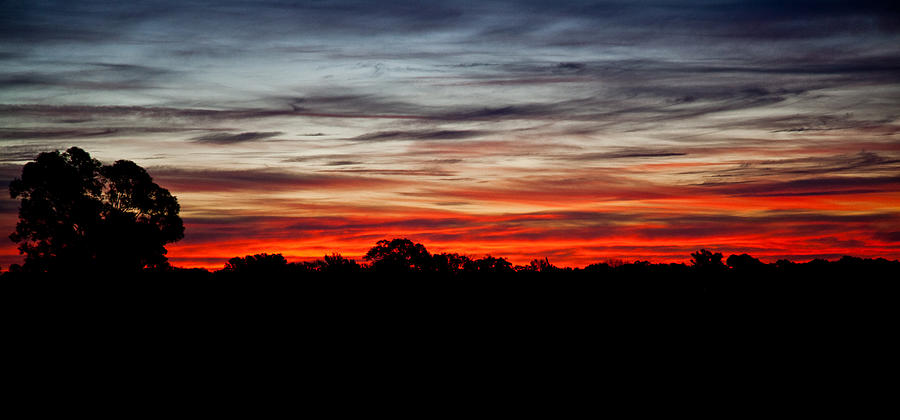Sunset Dam Photograph by Carole Hinding