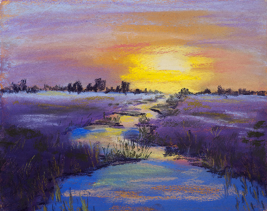 Sunset Dance Pastel by Diana Tripp | Fine Art America