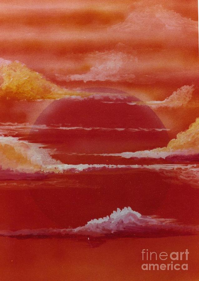 Sunset Painting by David Neace