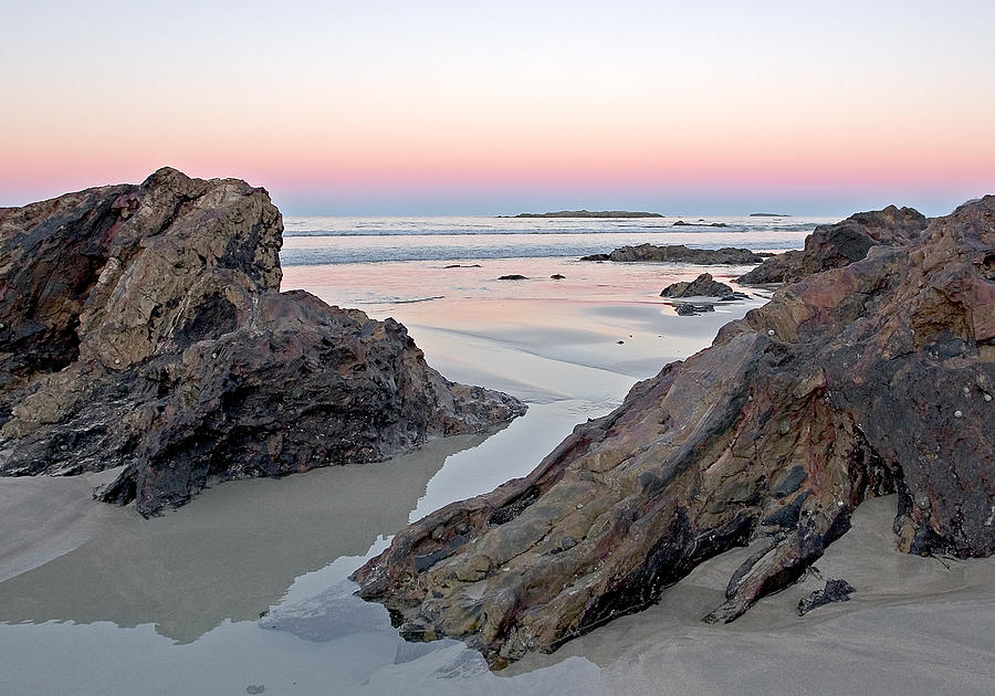Sunset Photograph - Sunset  Denhams Beach. by Steven Ralser