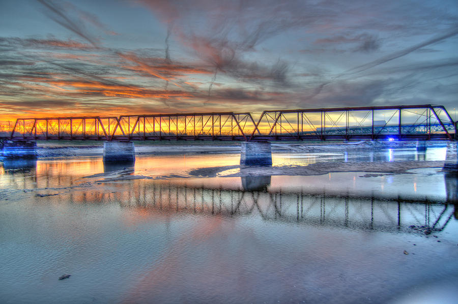 Sunset Des Moines River Photograph by Thomas Klyn