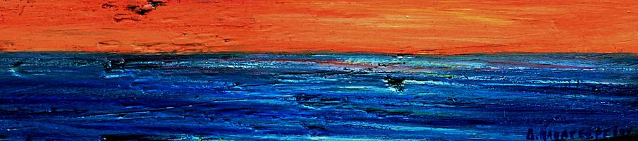 Sunset Painting - Sunset by Dimitra Papageorgiou