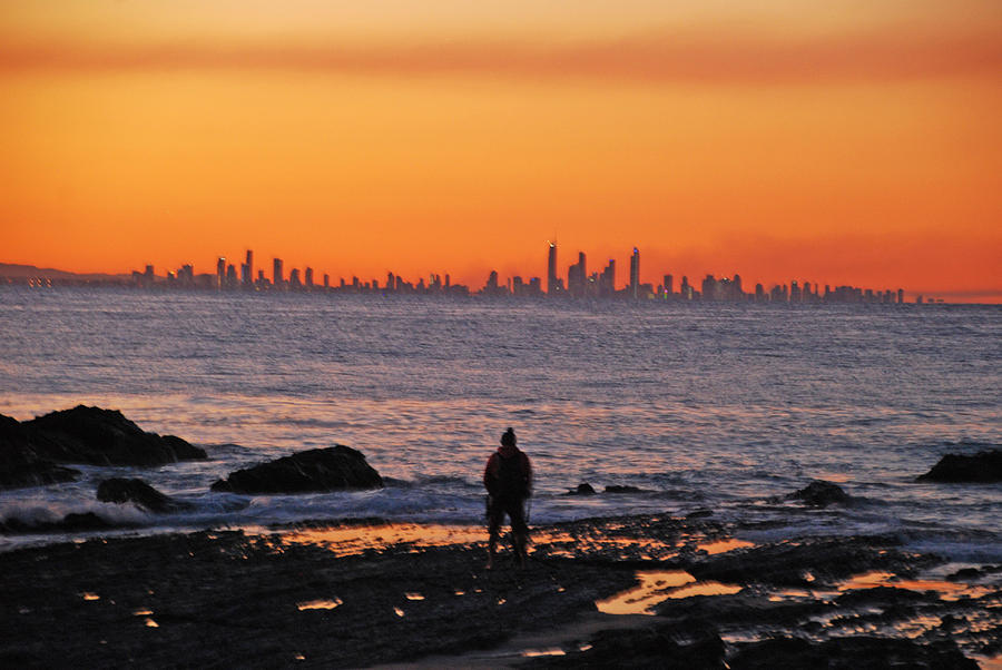 Sunset Dreamer @ the Gold Coast Photograph by Ankya Klay