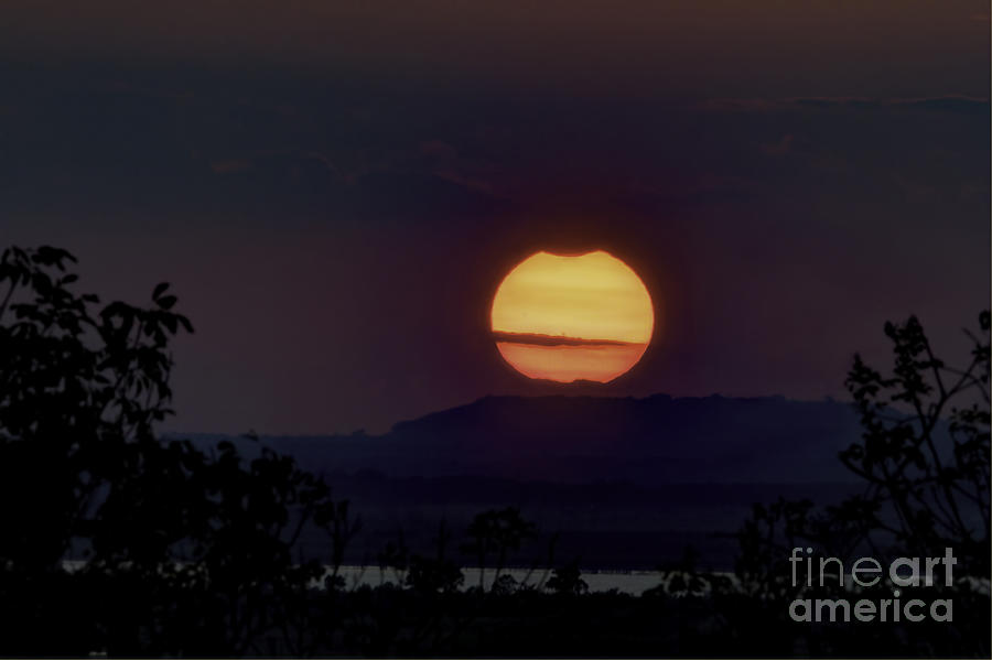Sunset Eclipse Photograph by Gary Holmes