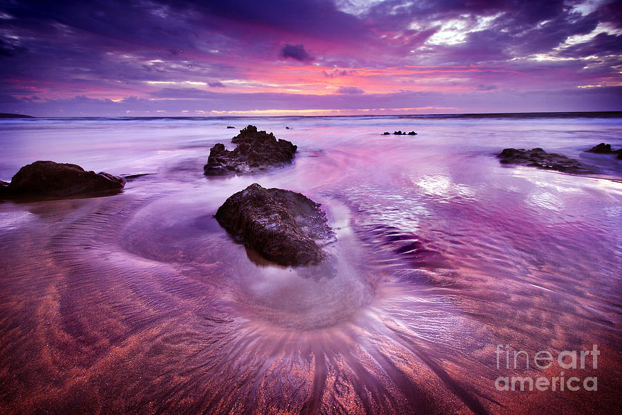 Sunset Photograph - Sunset Fanore Co Clare Ireland by Dominick Moloney