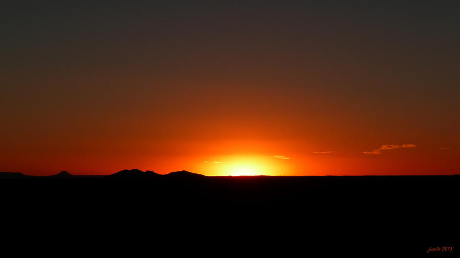Sunset From Pilar Hill Photograph