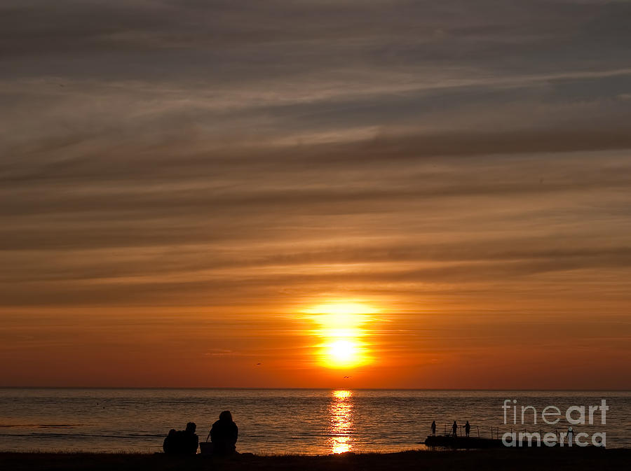 Sunset Gathering 05 Photograph by Antony McAulay