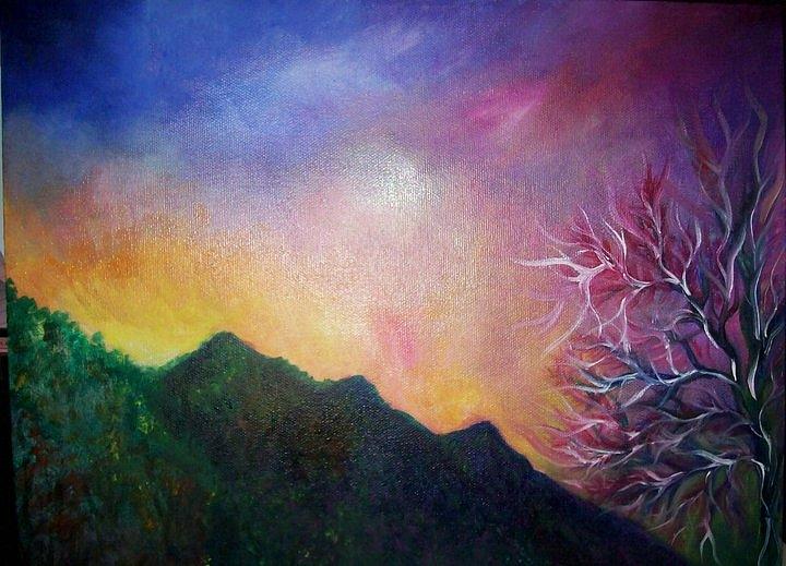 Sunset Glow Painting by Alina Skye