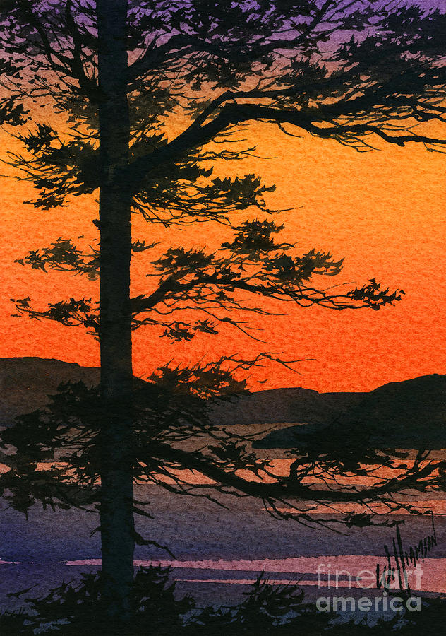 Sunset Glow Painting by James Williamson