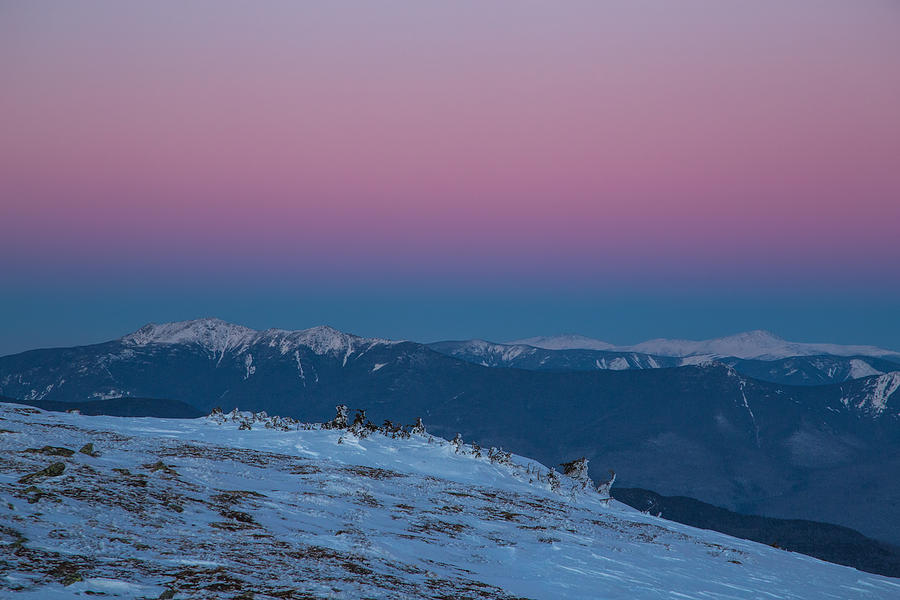 Sunset Glow over Moosilauke Photograph by White Mountain Images