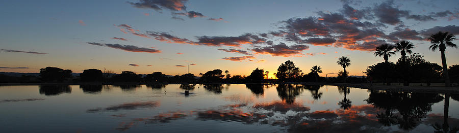 Sunset Granada Park Pan 2 Photograph by JustJeffAz Photography