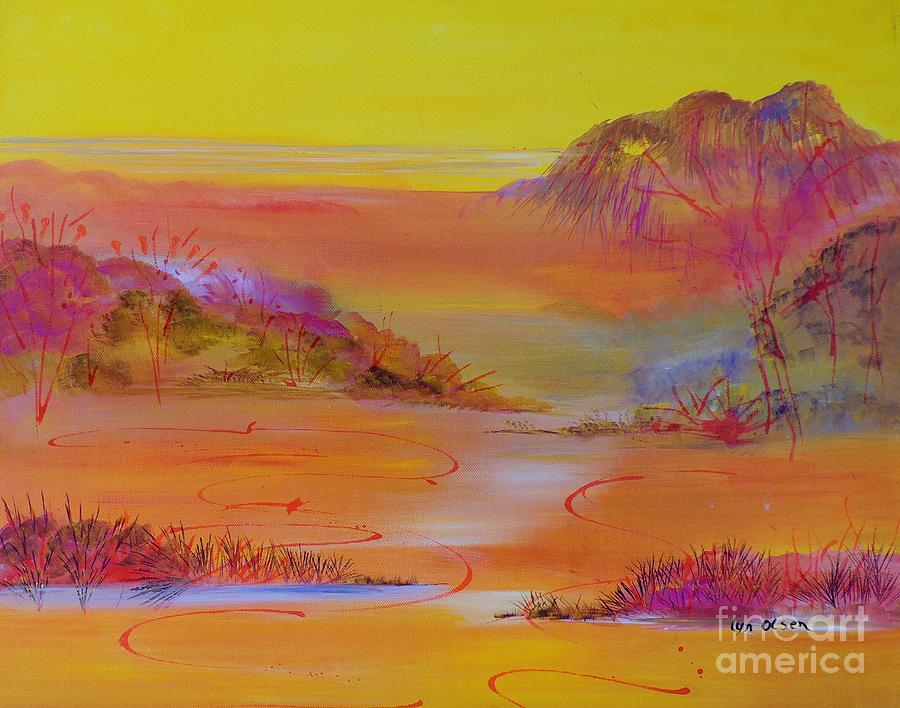 Sunset Hills Painting by Lyn Olsen