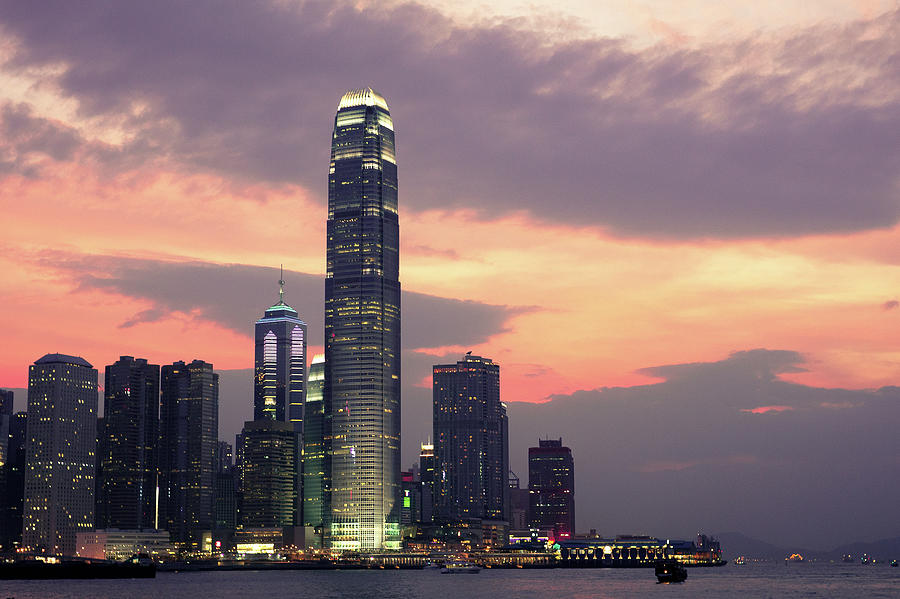 Sunset Hong Kong Photograph by Bbq