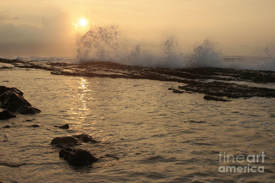 Sunset Photograph - Sunset Hookipa Beach Maui Hawaii by Sharon Mau