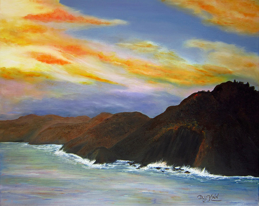 Sunset II Painting by Dottie Kinn