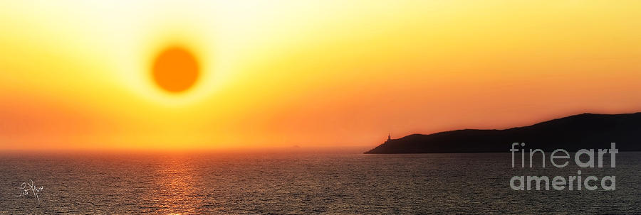 Sunset In Adriatic Sea Digital Art by Leo Symon