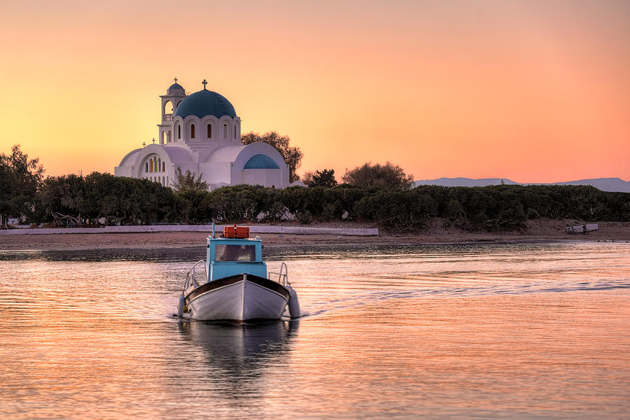 Sunset in Agistri island - Greece Photograph by Constantinos Iliopoulos