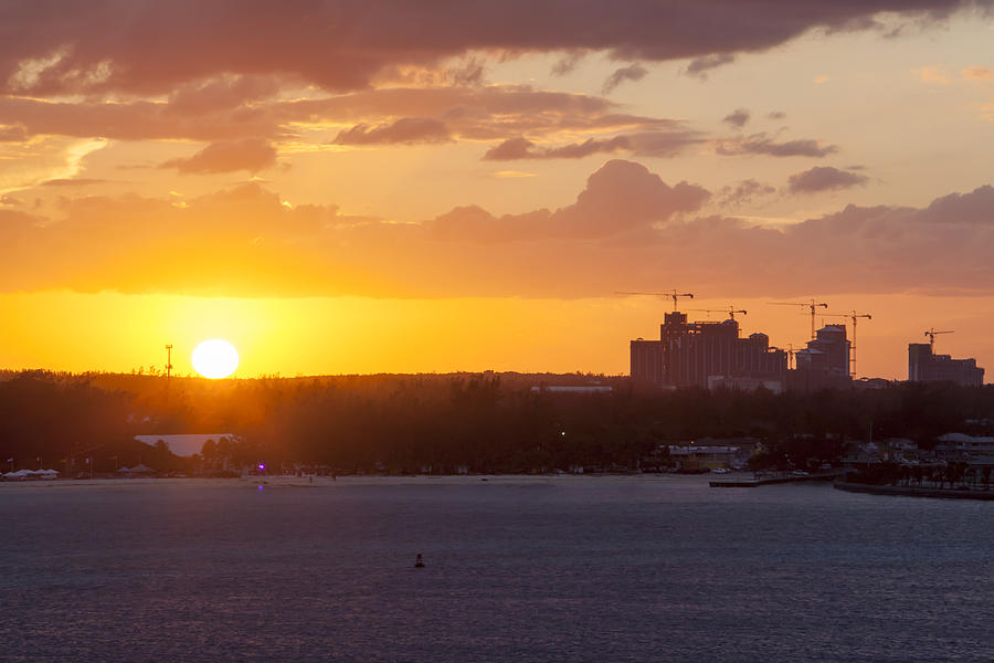 Sunset in Bahamas Photograph by Ramunas Bruzas