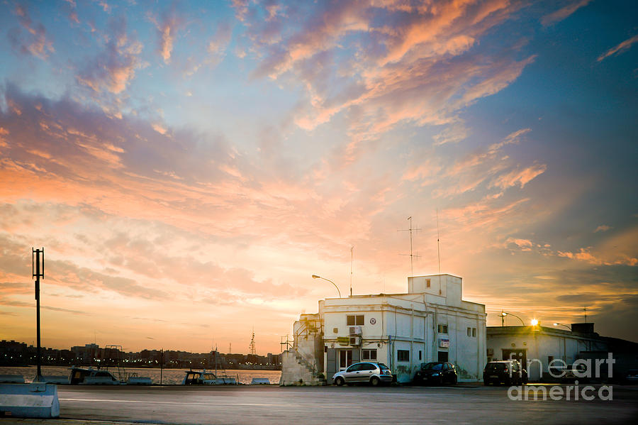 Sunset Photograph - Sunset in Bari by Gabriela Insuratelu