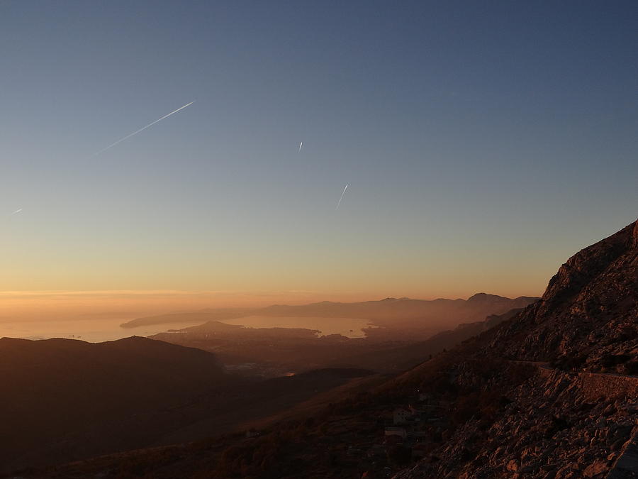 Mountain Photograph - Sunset in Croatia by Bruno Kesic
