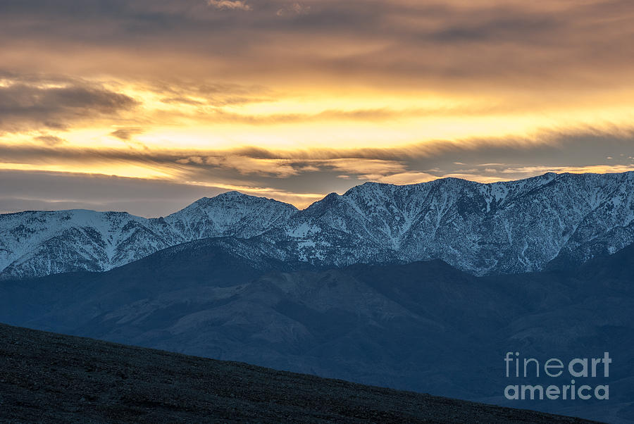 Sunset Photograph - Sunset in Death Valley 1.7395 by Stephen Parker