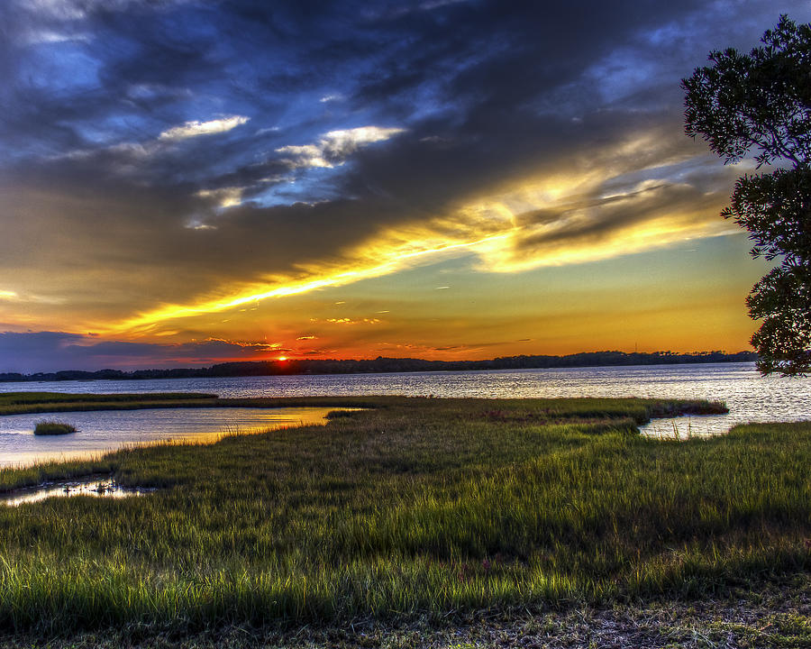 Sunset in Delaware Photograph by Tim Buisman