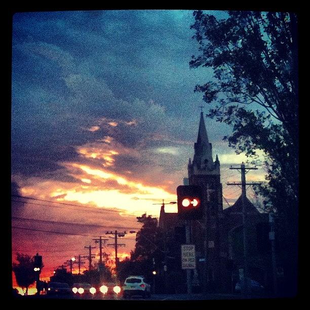 Car Photograph - #sunset #in #essendon #melbourne #sky by Katie Ball
