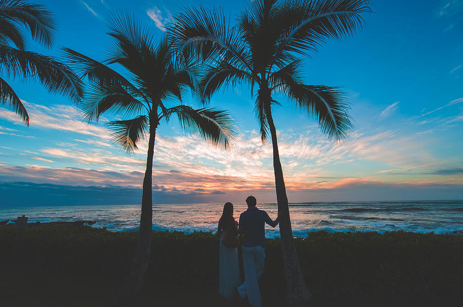 Sunset in Hawaii Photograph by Hisao Mogi