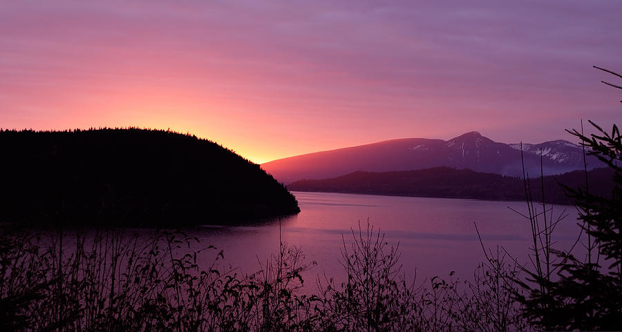 Sunset in Horseshoe Bay BC Canada Photograph by Alexander Fedin