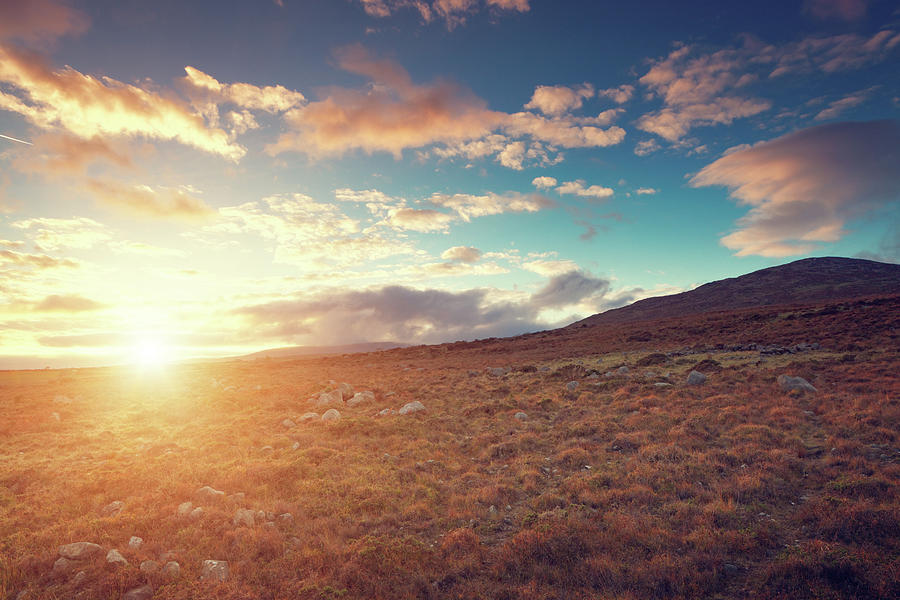 Sunset In Ireland Photograph by Mammuth - Fine Art America