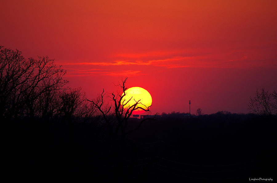 Sunset In Midwest Photograph by Lamyl Hammoudi | Fine Art America