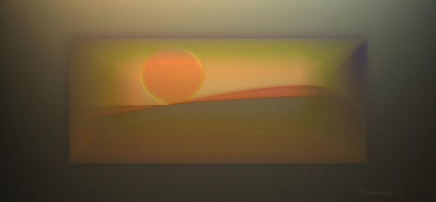 Sunset in my dreams Digital Art by Ines Garay-Colomba