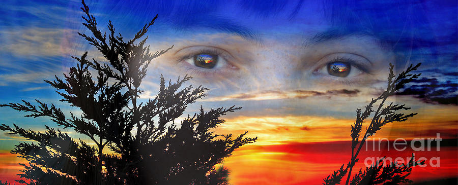 Sunset Photograph - Sunset in My Eyes by Jim Fitzpatrick