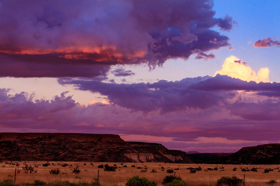 Sunset in New Mexico Photograph by Ben Graham