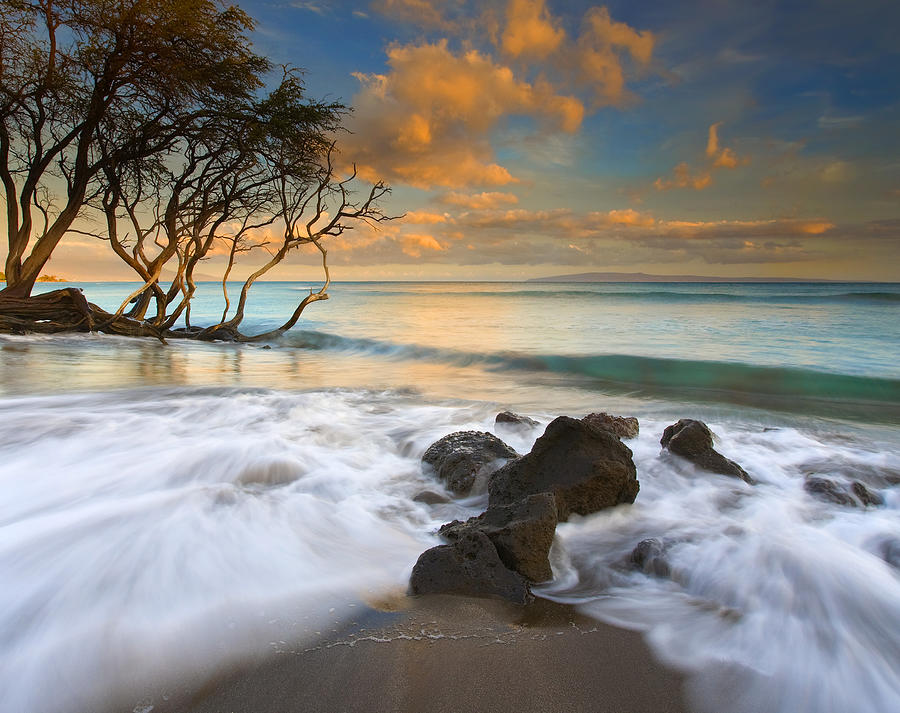 Sunset Photograph - Sunset in Paradise by Michael Dawson