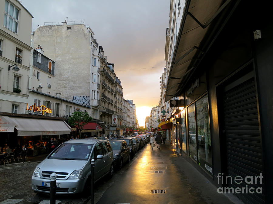 Sunset in Paris  2 Photograph by Tatyana Searcy