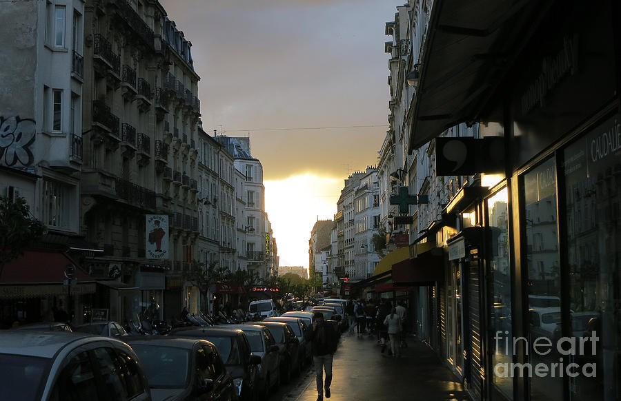 Sunset in Paris  3 Photograph by Tatyana Searcy