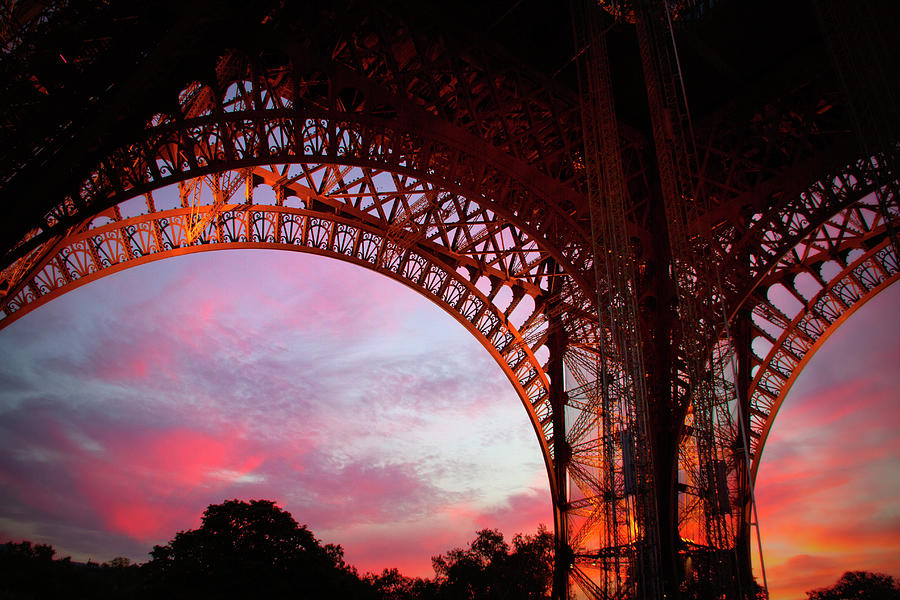 Sunset In Paris Photograph by By Jean-marc Rosseels