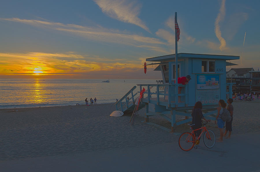 Los Angeles Photograph - Sunset In Redondo Beach by Steve Belovarich