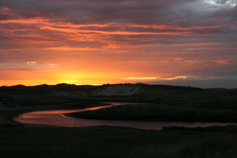 Sunset in Rhosneigr Photograph by Betty-Anne McDonald