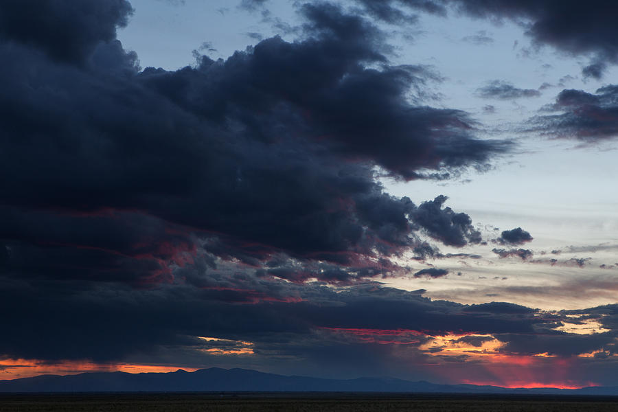 Mountain Photograph - Sunset in San Luis Valley by D Scott Clark
