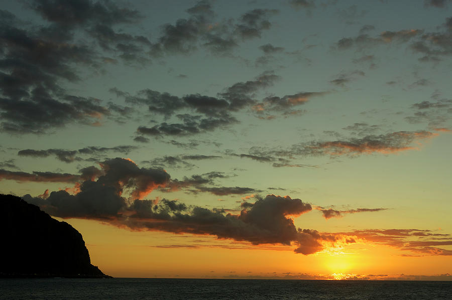 Sunset In The Indian Ocean Photograph by Owen Franken