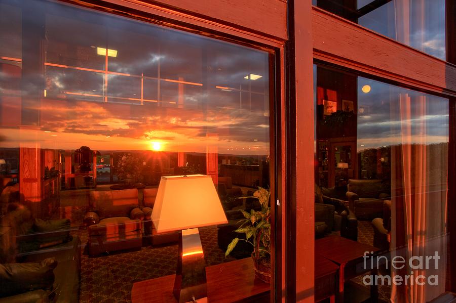 Sunset In The Lobby Photograph by Adam Jewell
