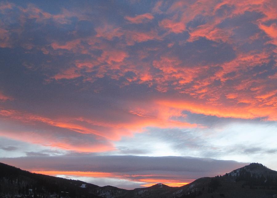 Sunset In Vail Colorado Photograph by Fiona Kennard