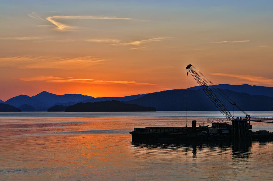 Sunset in Wrangell Photograph by Betty Eich