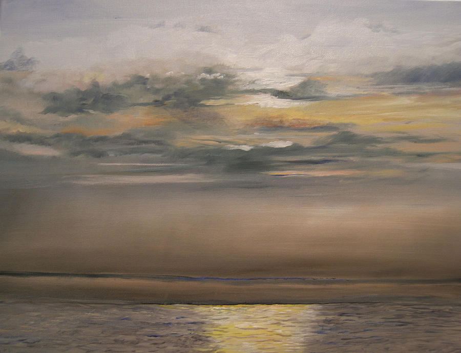 Sunset - Indian Rocks Beach Painting by Arlen Avernian - Thorensen