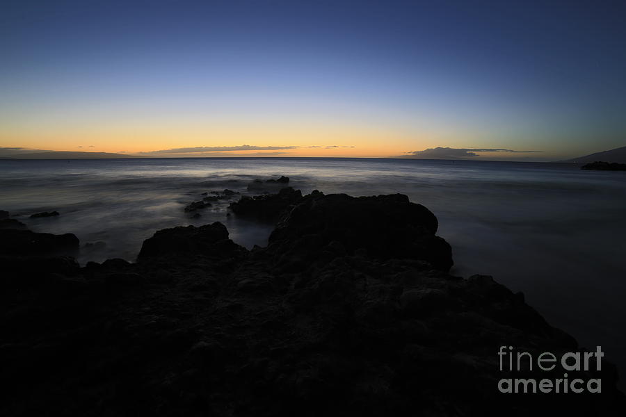 Sunset Kamaole Beach lll Maui Hawaii Photograph by Edward Fielding