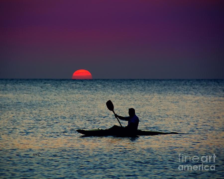 Sunset Kayak Photograph by Patrick Witz