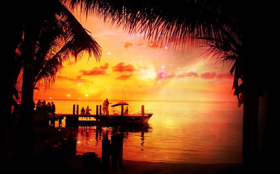 Sunset Key Largo Florida - 2 Photograph by Larry Mulvehill